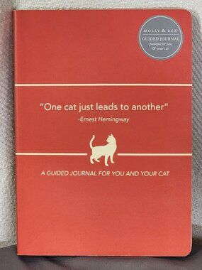 Molly & Rex A Guided Journal for You and Your Cat 208pg Softcover Daily Journal